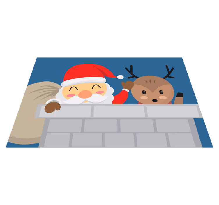 Noel amerikan servis ren geyiği - TenStickers