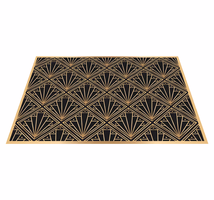 Doku efekti amerikan servis - art deco deseni - TenStickers