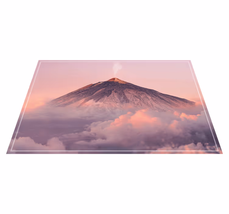 Volkan zirvesi estetik orijinal placemats - TenStickers