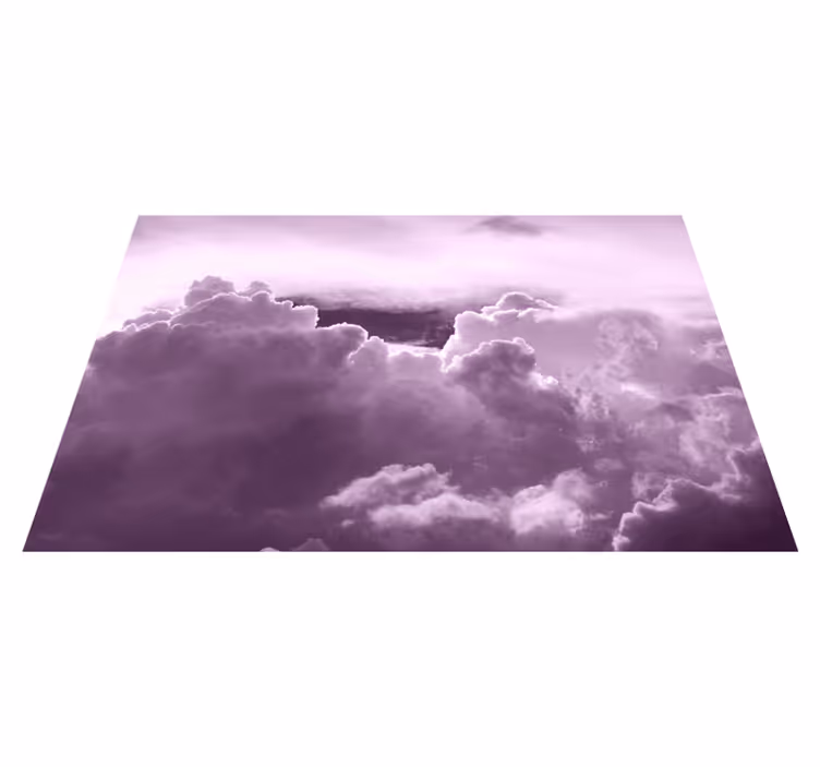Mor bulutlar doğal orijinal placemats - TenStickers
