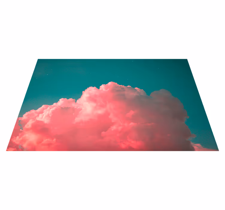 Modern amerikan servis pembe bulut pembesi - TenStickers