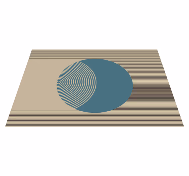 Modern amerikan servis - geometrik daire motifi - TenStickers