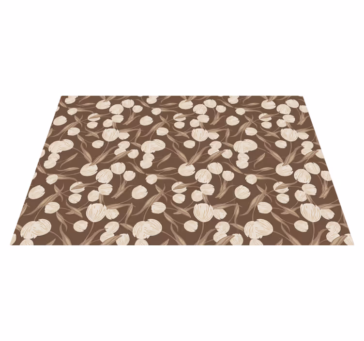 Orijinal amerikan servis - botanik desenli masa Örtüsü - TenStickers