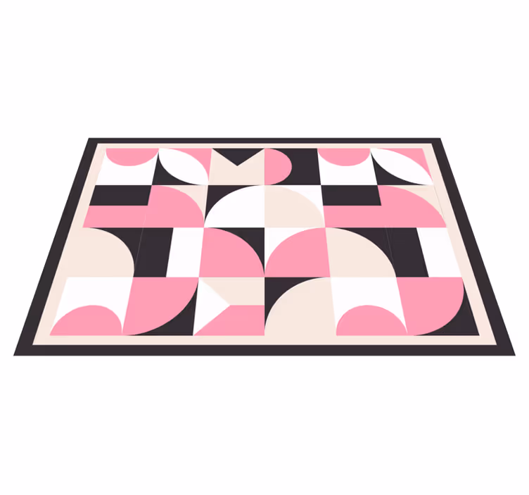 Modern amerikan servis - geometrik desenli masa Örtüsü - TenStickers