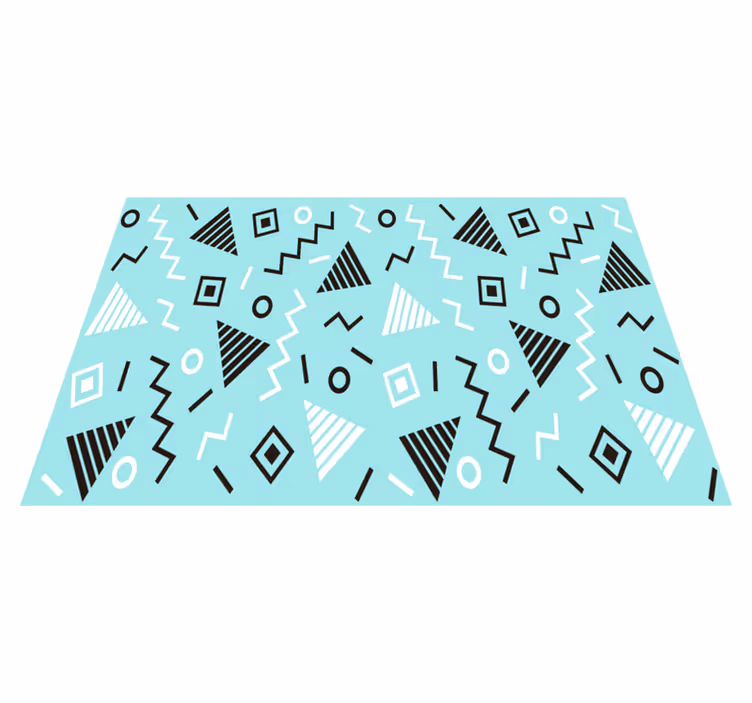 Modern amerikan servis - geometrik desenler koleksiyonu - TenStickers