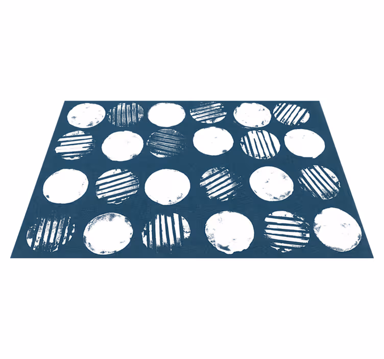Doku efekti amerikan servis - geometrik desen daireler - TenStickers