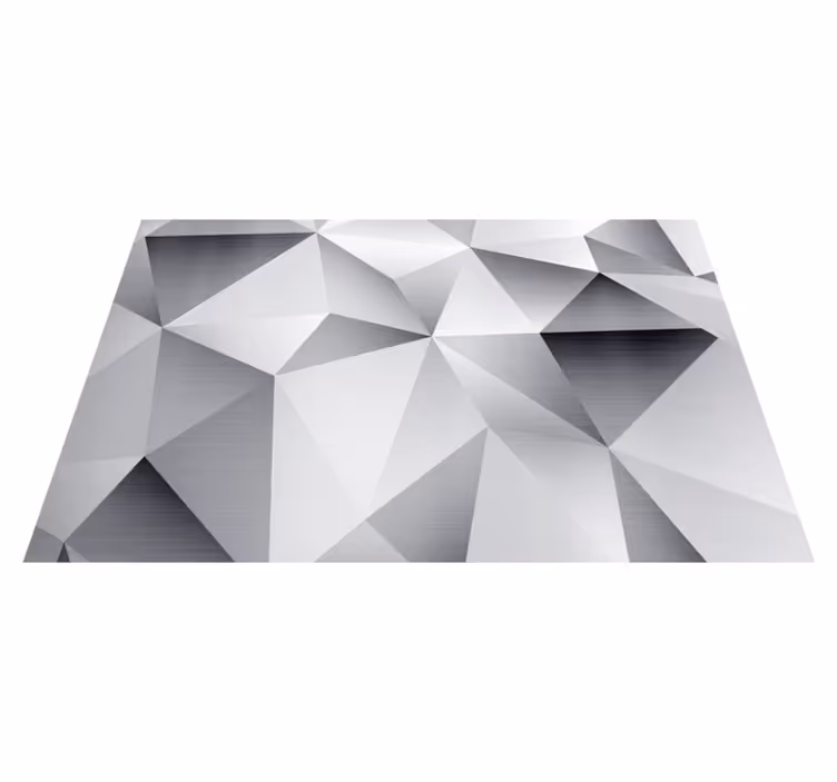 Modern amerikan servis - geometrik metalik desen - TenStickers