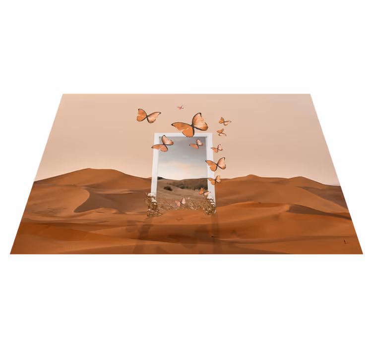 Orijinal amerikan servis kelebekler emergence Çerçevesi - TenStickers