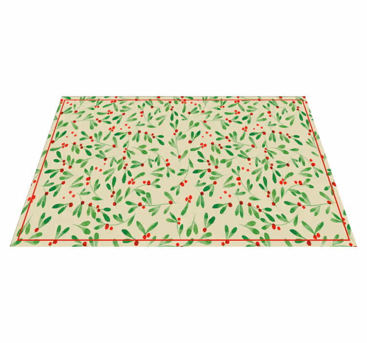 şenlikli yaprak deseni Noel amerikan servis - TenStickers