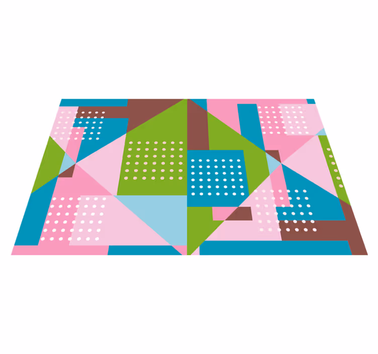 Modern amerikan servis - canlı geometrik tasarım - TenStickers