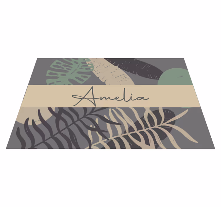 "boho" tarzı orman modern servis altlıkları - TenStickers
