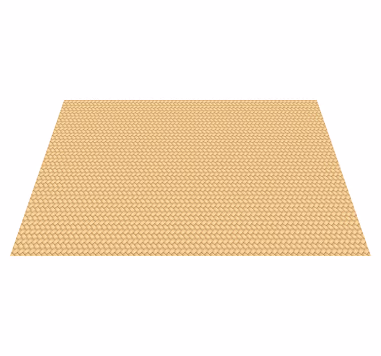 Hasır doku vinil placemats - TenStickers