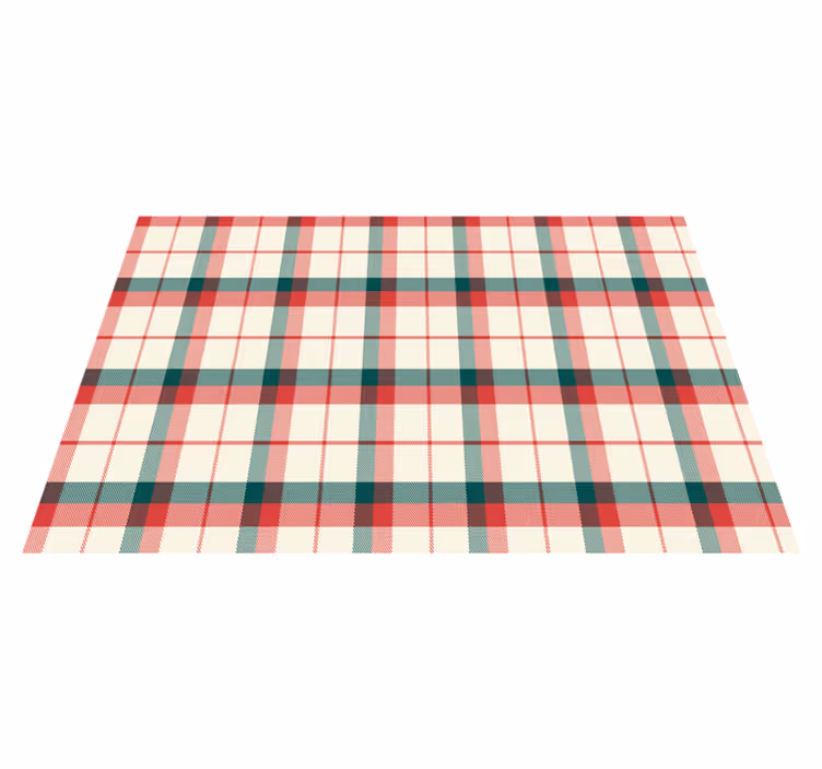 Noel tartan servis altlığı - TenStickers