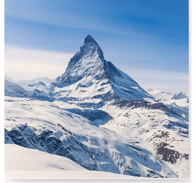 Matterhorn, İsviçre dağ duvar resim - TenStickers