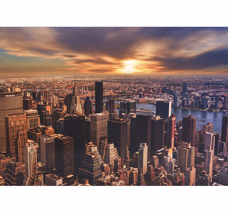 Sabah new york duvar resmi - TenStickers