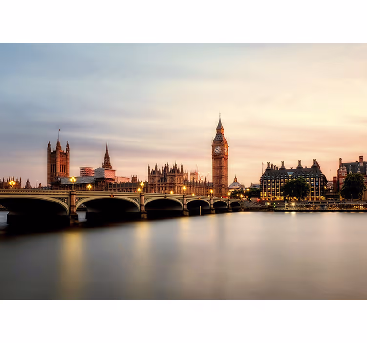 Westminster şehir duvar resmi - TenStickers