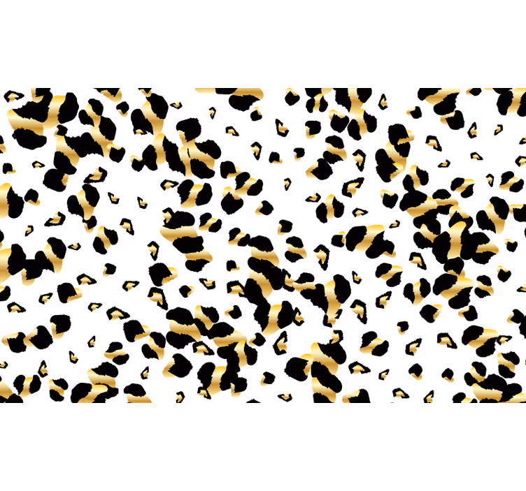 Afrika tarzı duvar resmi - leopar desenli hayvan derisi - TenStickers