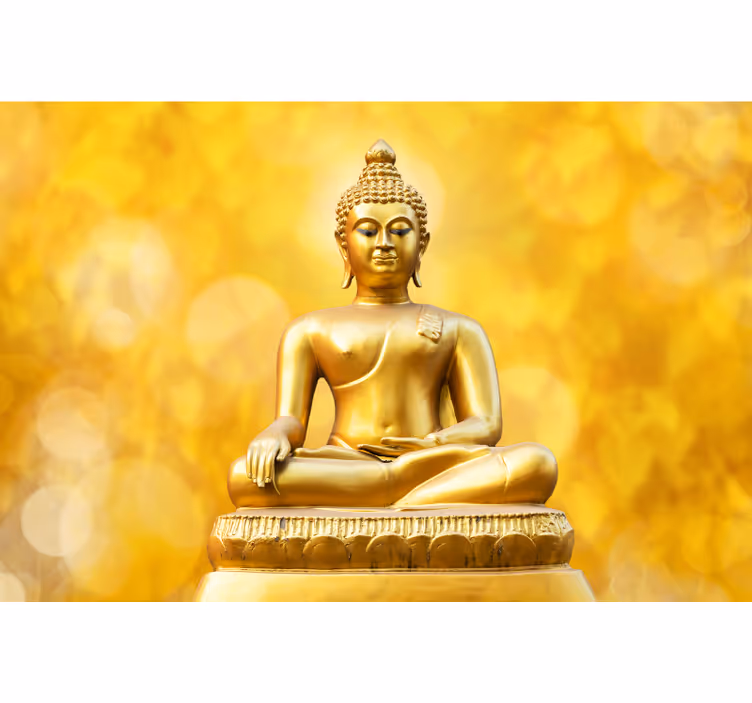 Buda duvar resmi triptiko buda - TenStickers