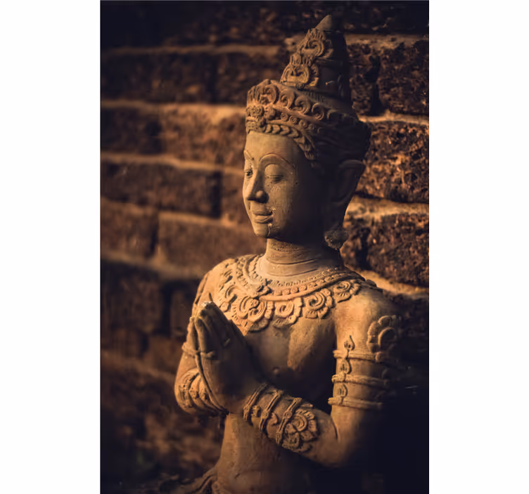 Buda duvar resmi - buda figürü - TenStickers