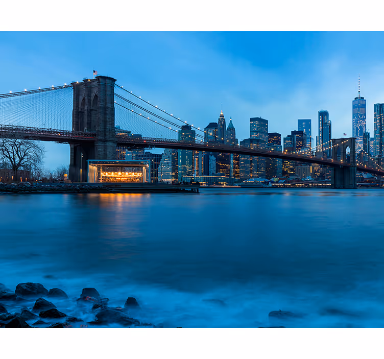 Manhattan görünüm new york duvar resmi - TenStickers