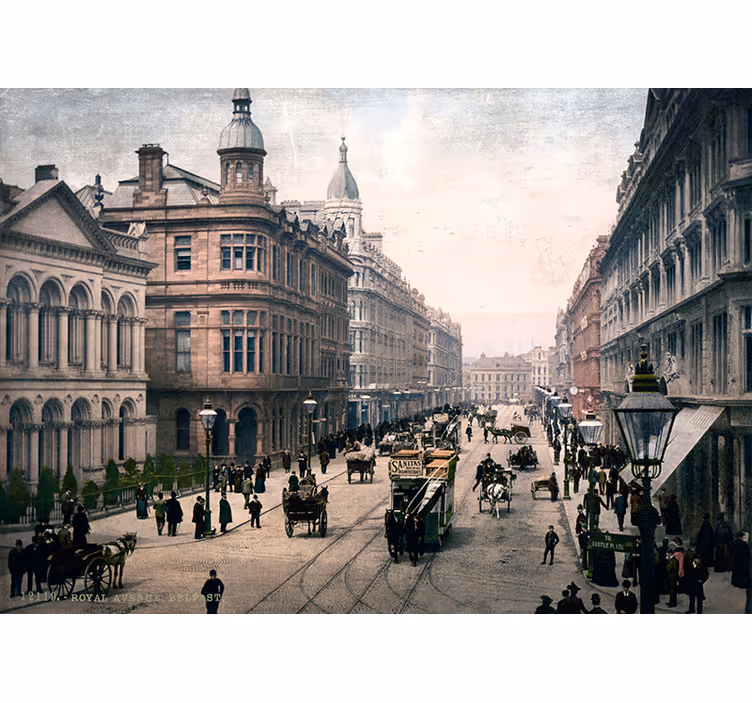 Belfast city fotoğraf duvar resmi - TenStickers
