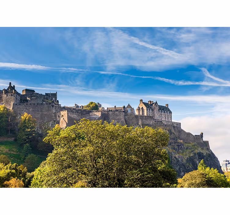 Edinburgh kalesi duvar resmi - TenStickers
