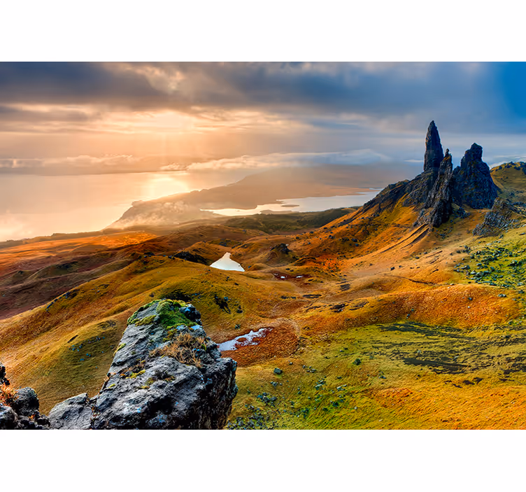 Isle of skye doğa doğa duvar resmi - TenStickers