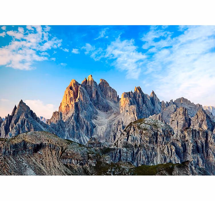 üç zirveleri dolomites dağ duvar resmi - TenStickers