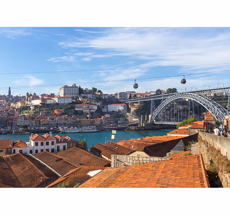 Porto panorama duvar resmi - TenStickers