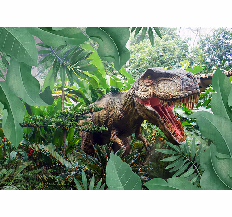 çocuklar duvar resimleri dinozor t-rex - TenStickers