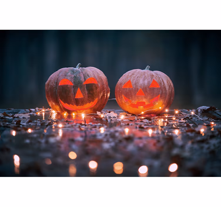 Korkunç gece pumpking duvar resmi - TenStickers