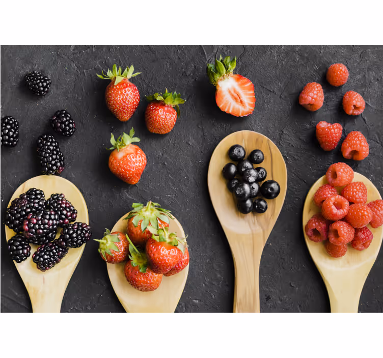 Çiçek duvar resim - berry koleksiyonu sergisi - TenStickers