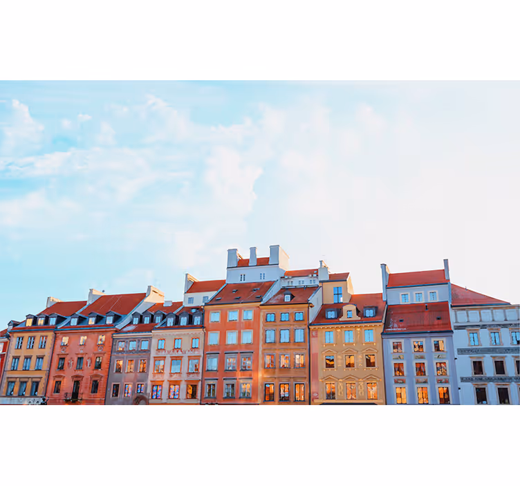Lublin eski şehir cilası duvar kağıdı - TenStickers