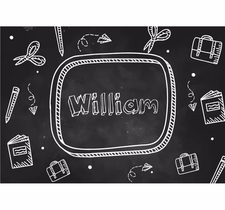 özelleştirilebilir kara tahta özel duvar resmi - TenStickers