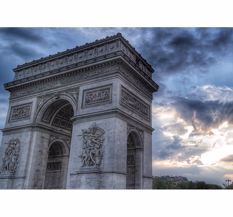 Arc de triomphe manzarası Paris duvar resim - TenStickers