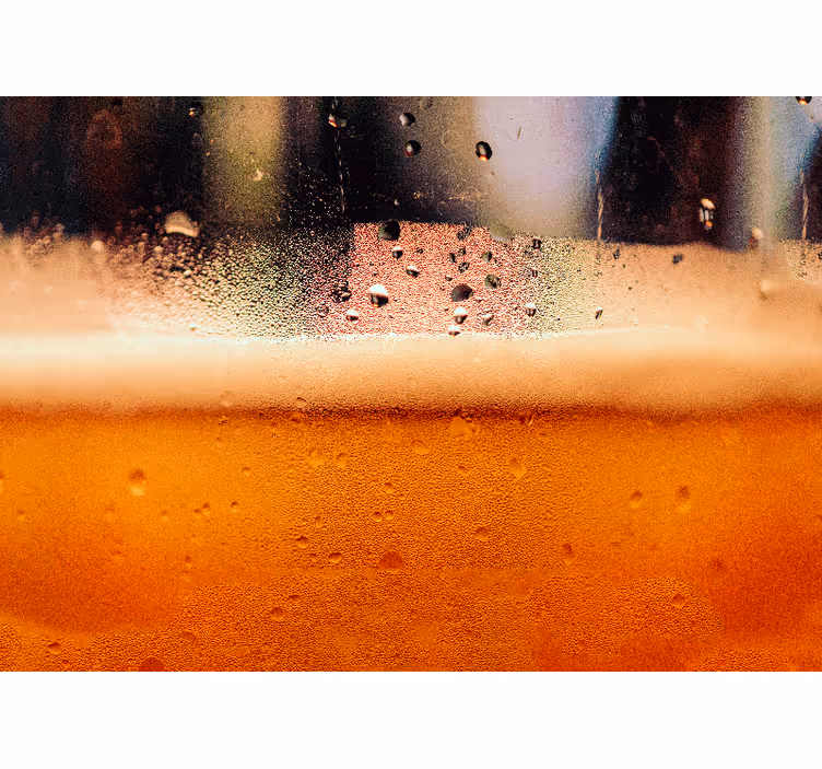 Bira sıvısı mutfak duvar reslim - TenStickers