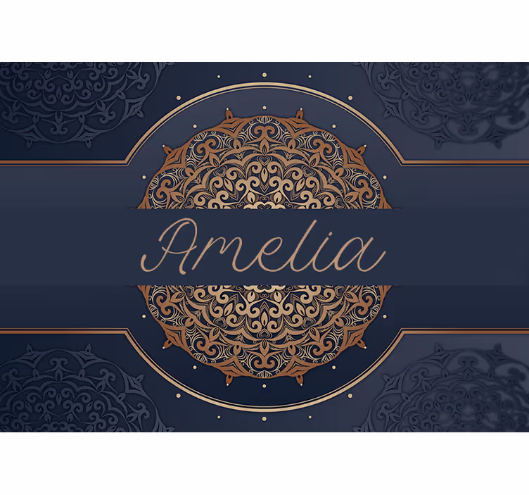 Mandala duvar resim - süslü desen tasarımı - TenStickers