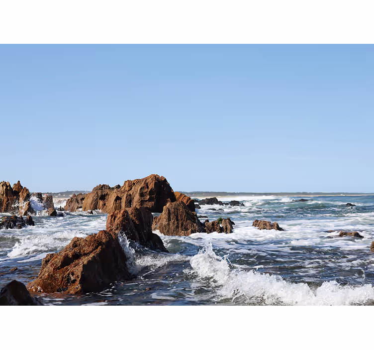 Uruguay sahil doğa deniz duvar resmi - TenStickers