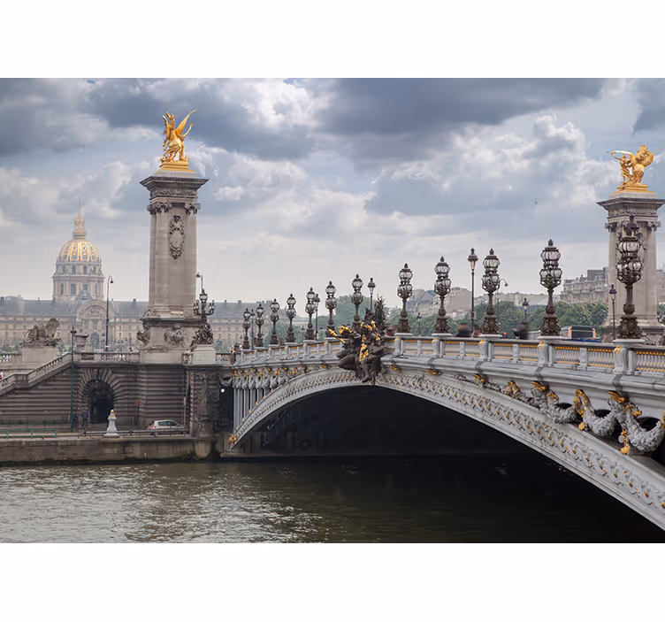 Paris büyük köprüsü paris duvar resmi - TenStickers