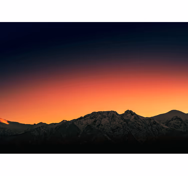 Zakopane geceleri dağ duvar kağıdı - TenStickers