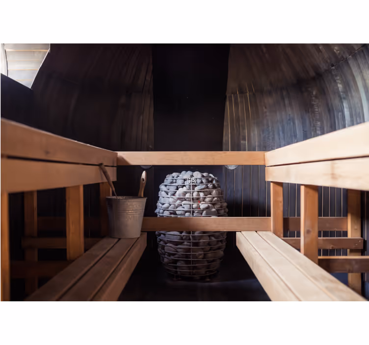 Zen duvar resim - rahatlatıcı sauna deneyimi - TenStickers