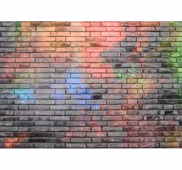 Kentsel sanat duvar resim - Şehir renk patırtısı - TenStickers