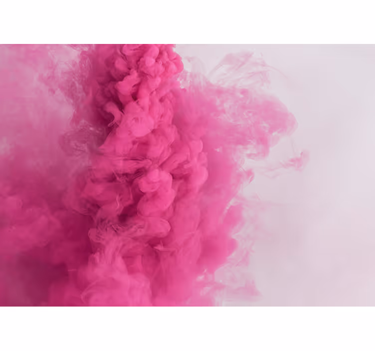 Pembe duman efektli evlilik duvar resimleri - TenStickers