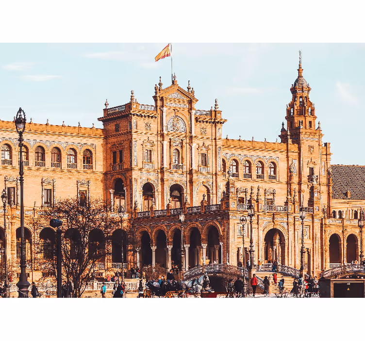 Madrid duvar reslim İspanyol tarihi mimarlığı - TenStickers