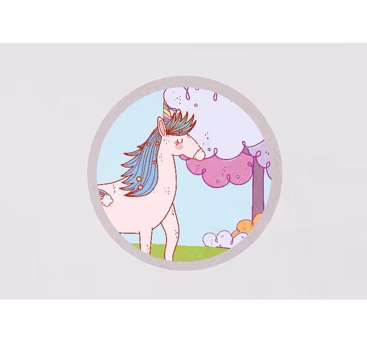 şakacı tek boynuzlu at fantezisi aşk duvar resim - TenStickers