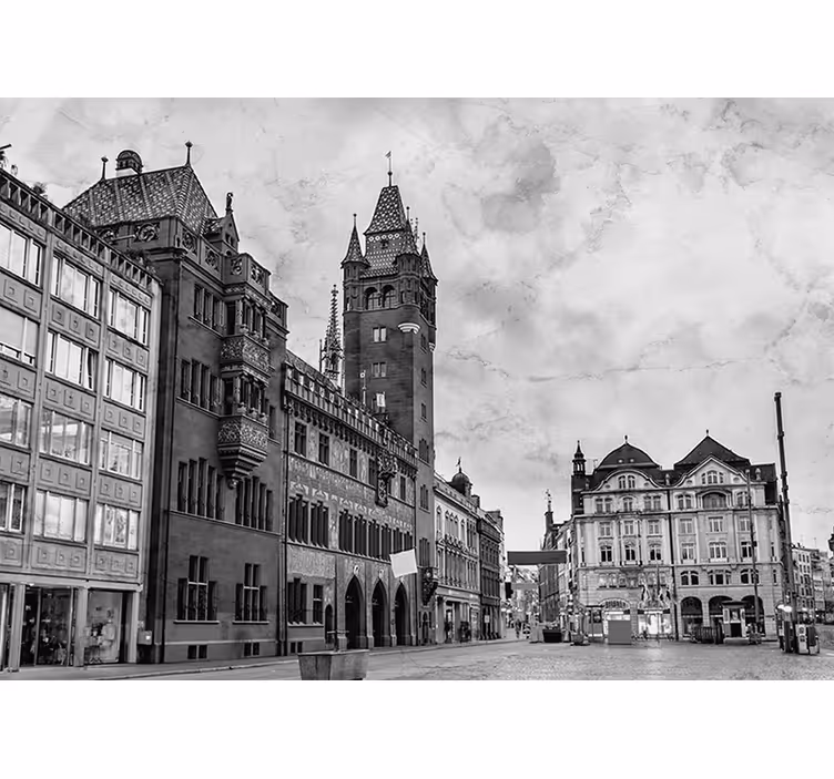 Berlin duvar resim - tarihi kule mimarisi - TenStickers