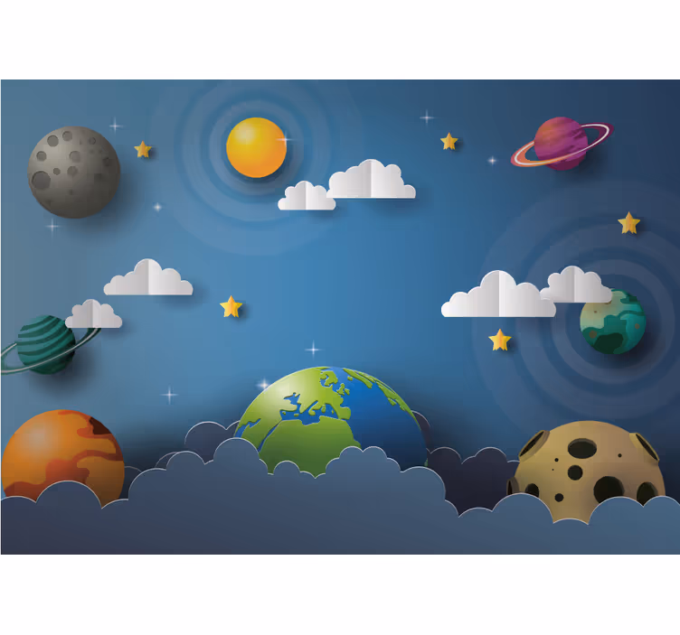 Fantezi duvar resim koşuk rüyası - TenStickers