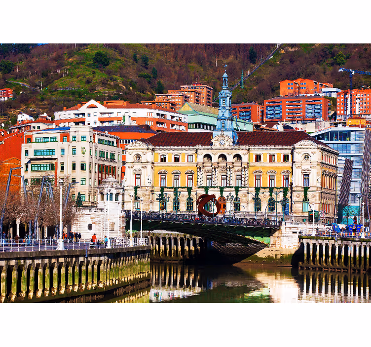 Madrid duvar reslim tarihi bilbao mimarisi - TenStickers
