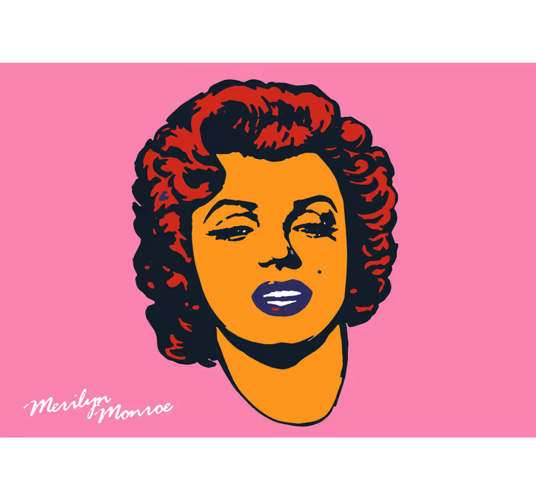 Marilyn monroe orijinal pop art duvar resmi - TenStickers