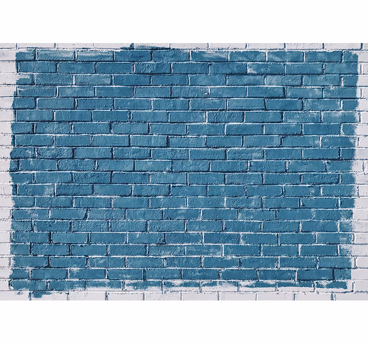 Beton tuğla boyalı klasik sanat duvar kağıdı - TenStickers
